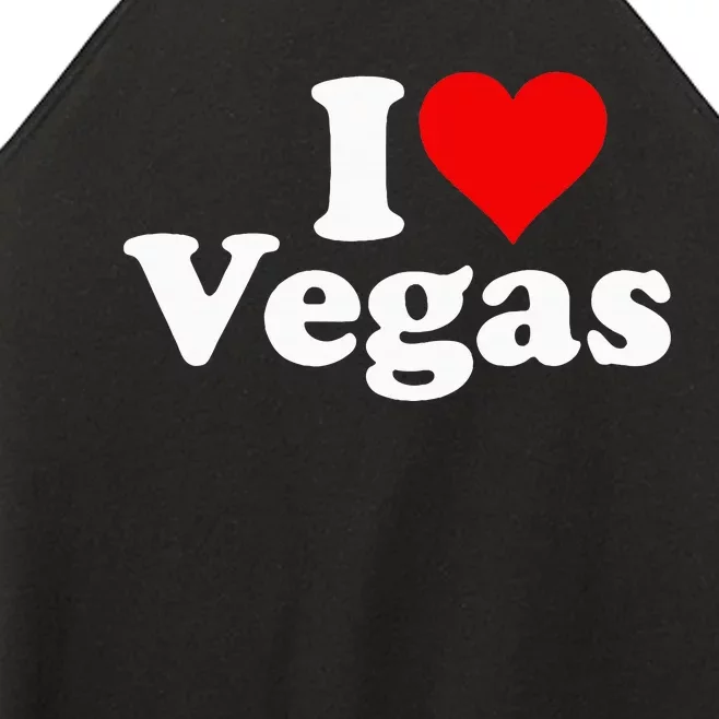 I Heart Love Las Vegas Nevada Women’s Perfect Tri Rocker Tank