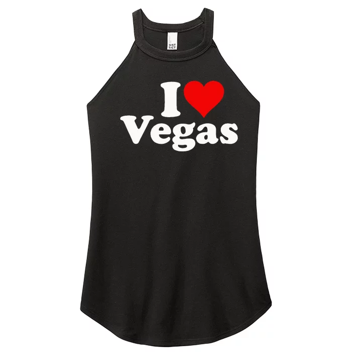 I Heart Love Las Vegas Nevada Women’s Perfect Tri Rocker Tank