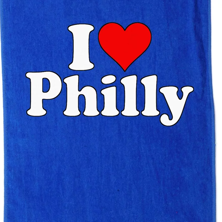 I Heart Love Philadelphia Pennsylvania Platinum Collection Golf Towel