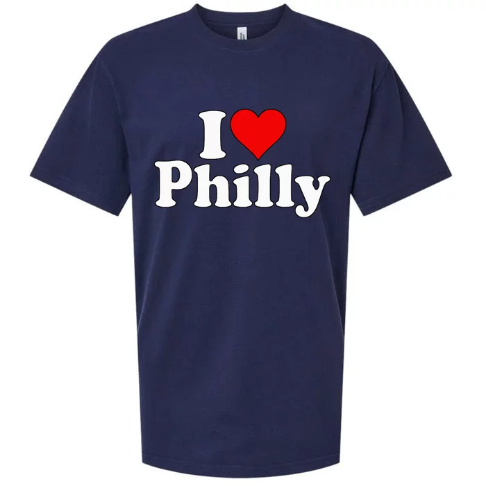 I Heart Love Philadelphia Pennsylvania Sueded Cloud Jersey T-Shirt