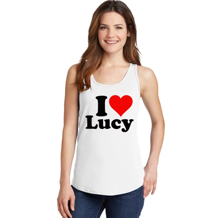 I Heart Lucy Lucille Love Ladies Essential Tank