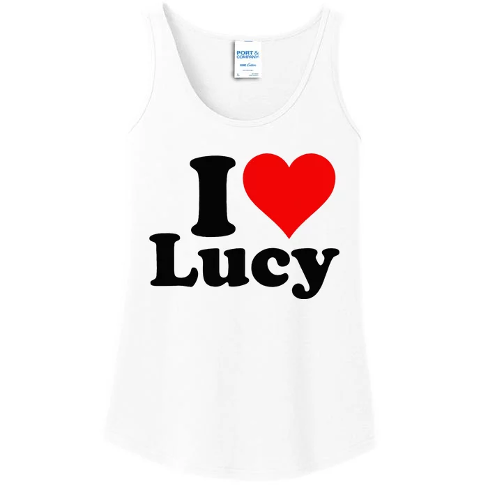 I Heart Lucy Lucille Love Ladies Essential Tank