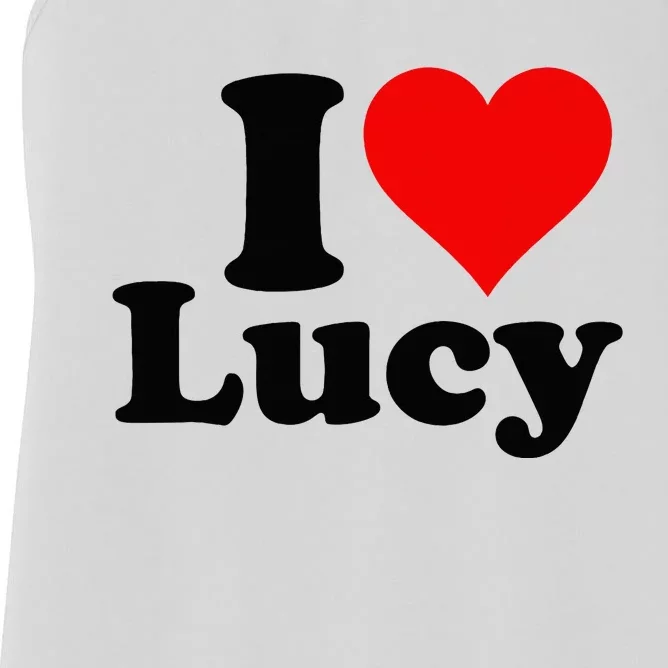 I Heart Lucy Lucille Love Women's Racerback Tank