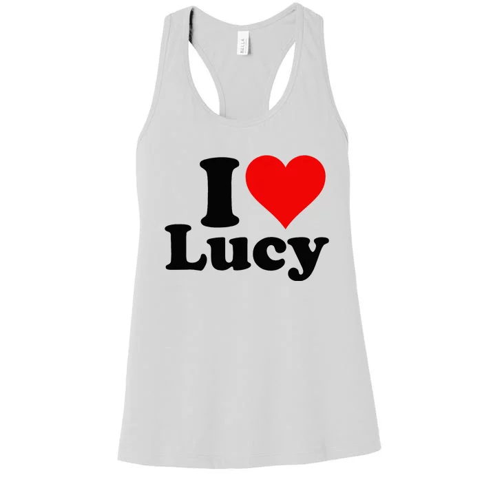 I Heart Lucy Lucille Love Women's Racerback Tank