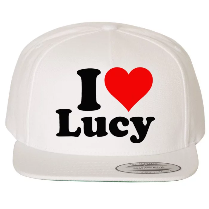 I Heart Lucy Lucille Love Wool Snapback Cap