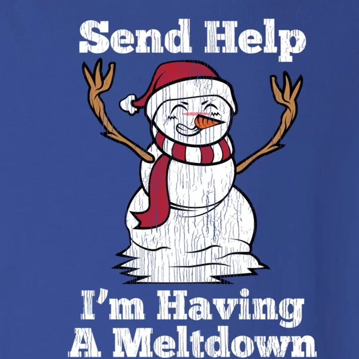 I'm Having Meltdown Snow Stressed Out Anxious Nerves Gift Toddler Long Sleeve Shirt