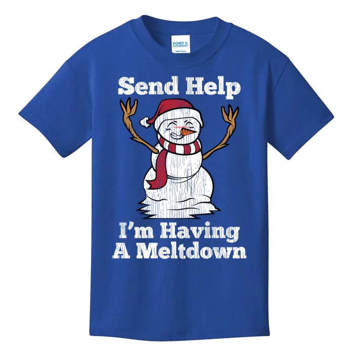 I'm Having Meltdown Snow Stressed Out Anxious Nerves Gift Kids T-Shirt