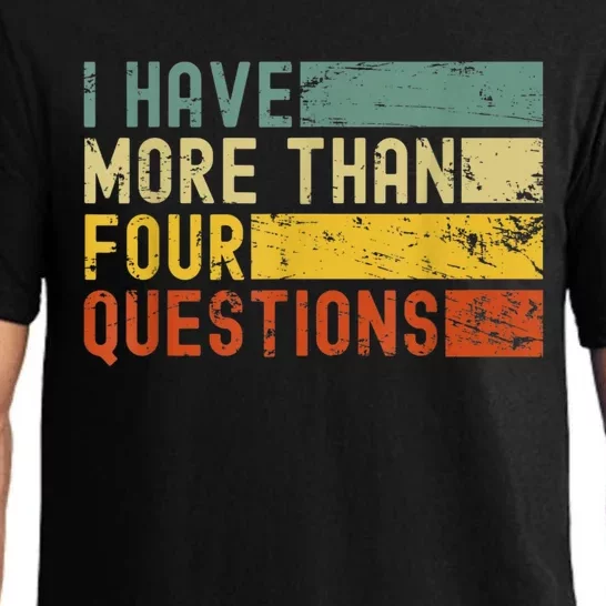 I Have More Than Four Questions Passover Pajama Set