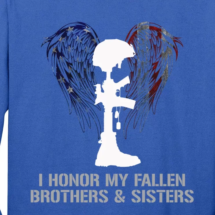 I Honor My Fallen Brothers And Sisters Gift Tall Long Sleeve T-Shirt