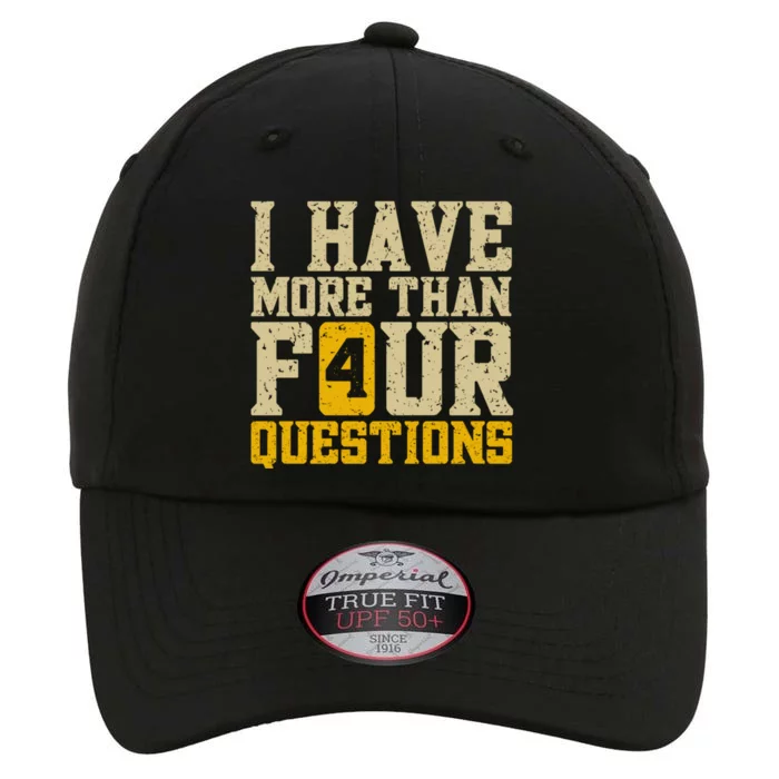 I Have More Than Four Questions Passover The Original Performance Cap