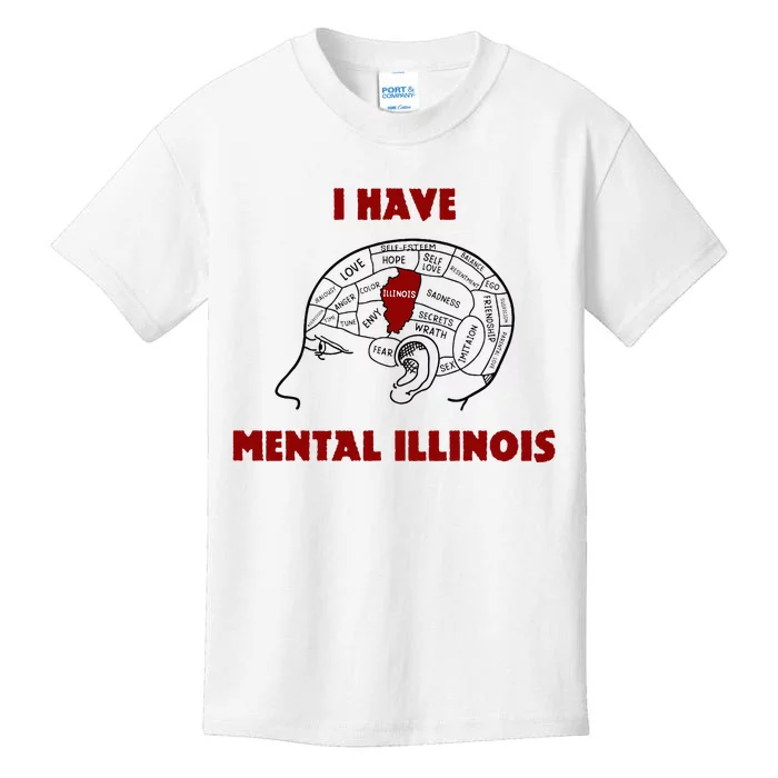 I Have Mental Illinois Kids T-Shirt