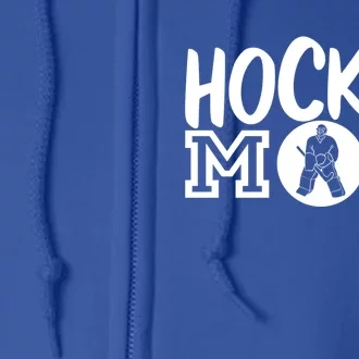 Ice Hockey Mom Goalie Gift Full Zip Hoodie