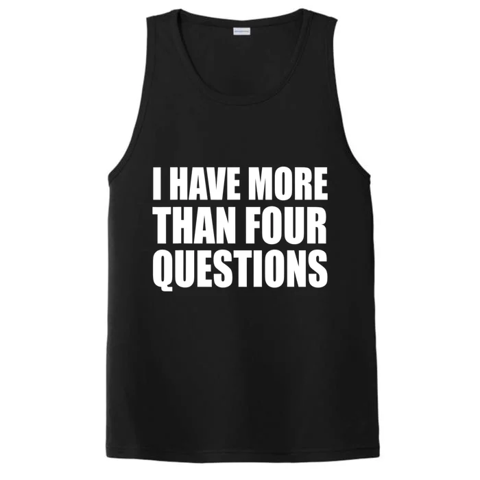 I Have More Than Four Questions Passover Performance Tank