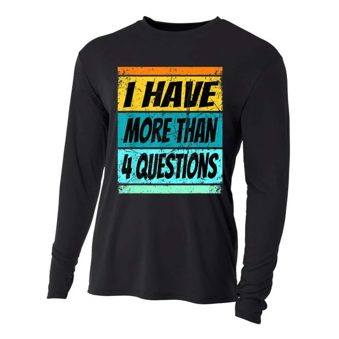 I Have More Than Four Questions Passover Cooling Performance Long Sleeve Crew