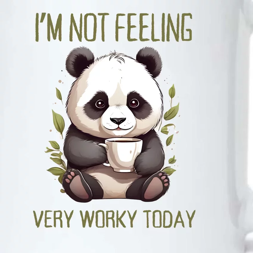 I Hate Mornings Panda Black Color Changing Mug