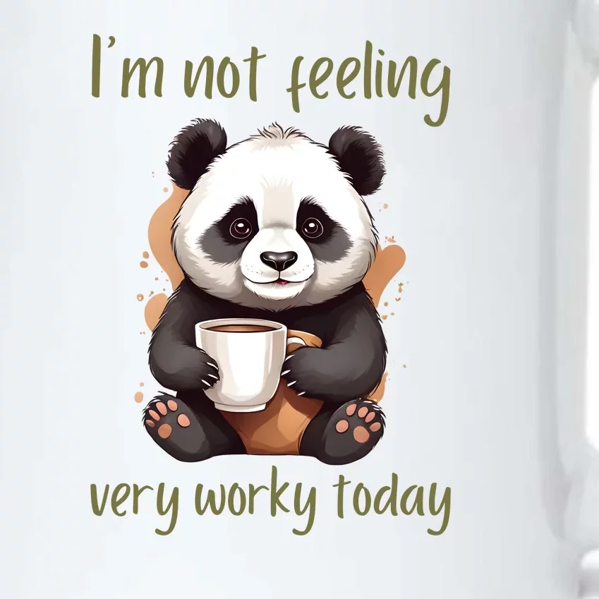 I Hate Mornings Panda Black Color Changing Mug