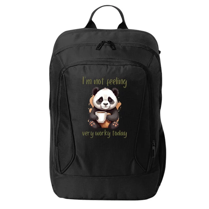 I Hate Mornings Panda City Backpack