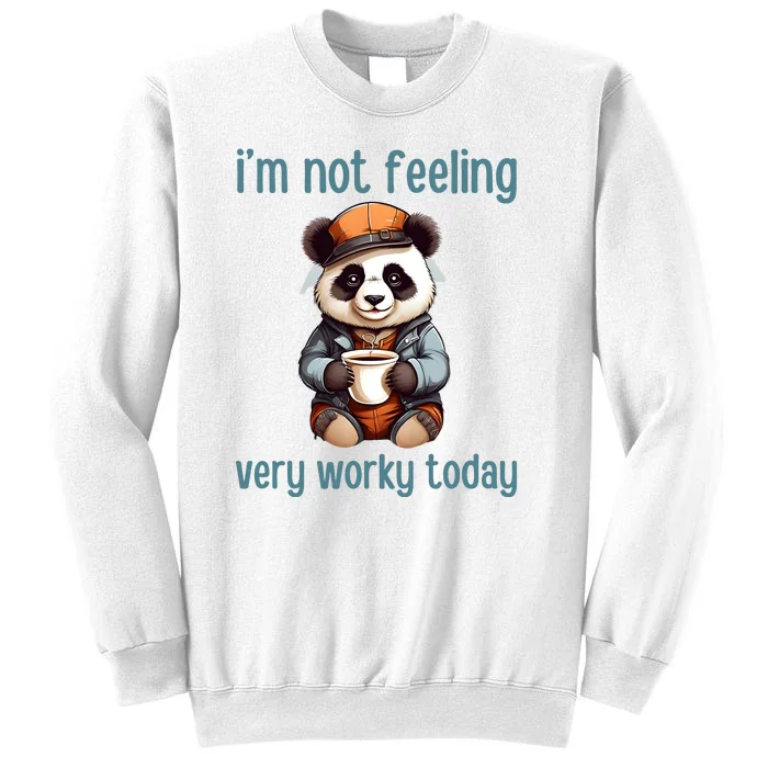 I Hate Mornings Panda Sweatshirt