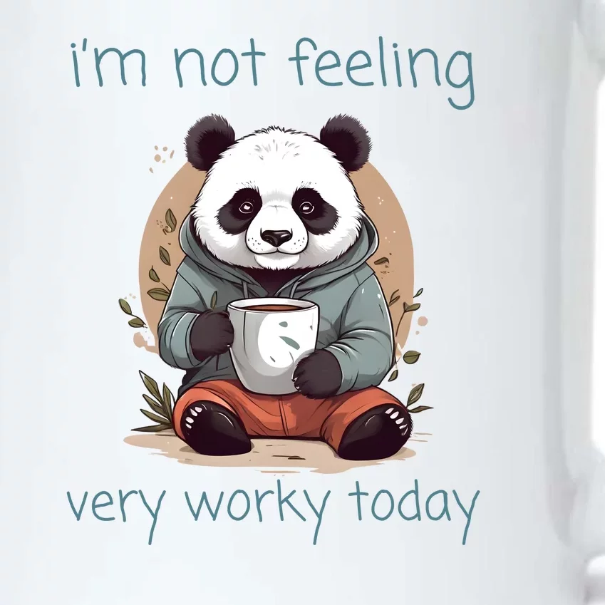 I Hate Mornings Panda Black Color Changing Mug