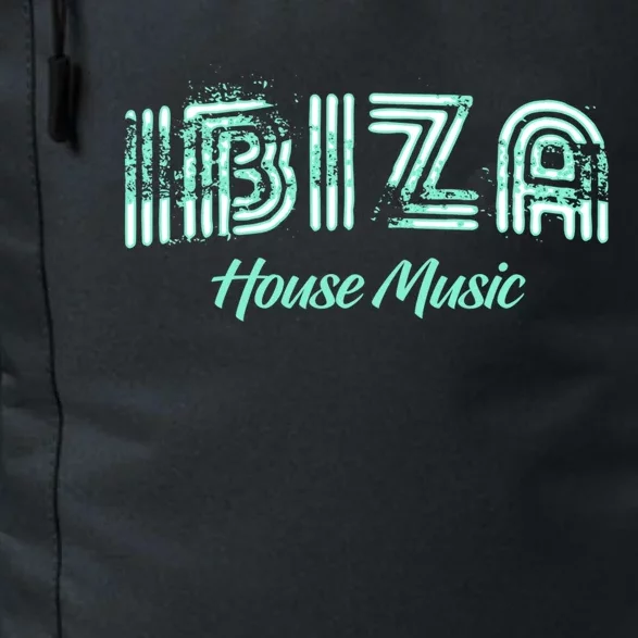 Ibiza House Music Teal Ibiza Spain Music Gift Daily Commute Backpack