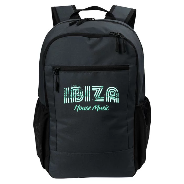 Ibiza House Music Teal Ibiza Spain Music Gift Daily Commute Backpack