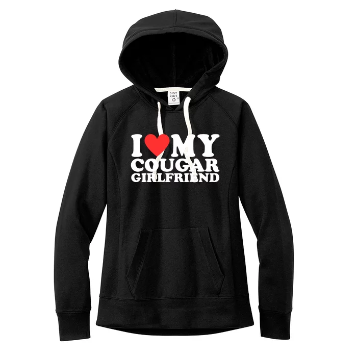 I Heart My Cougar Girlfriend Women's Fleece Hoodie