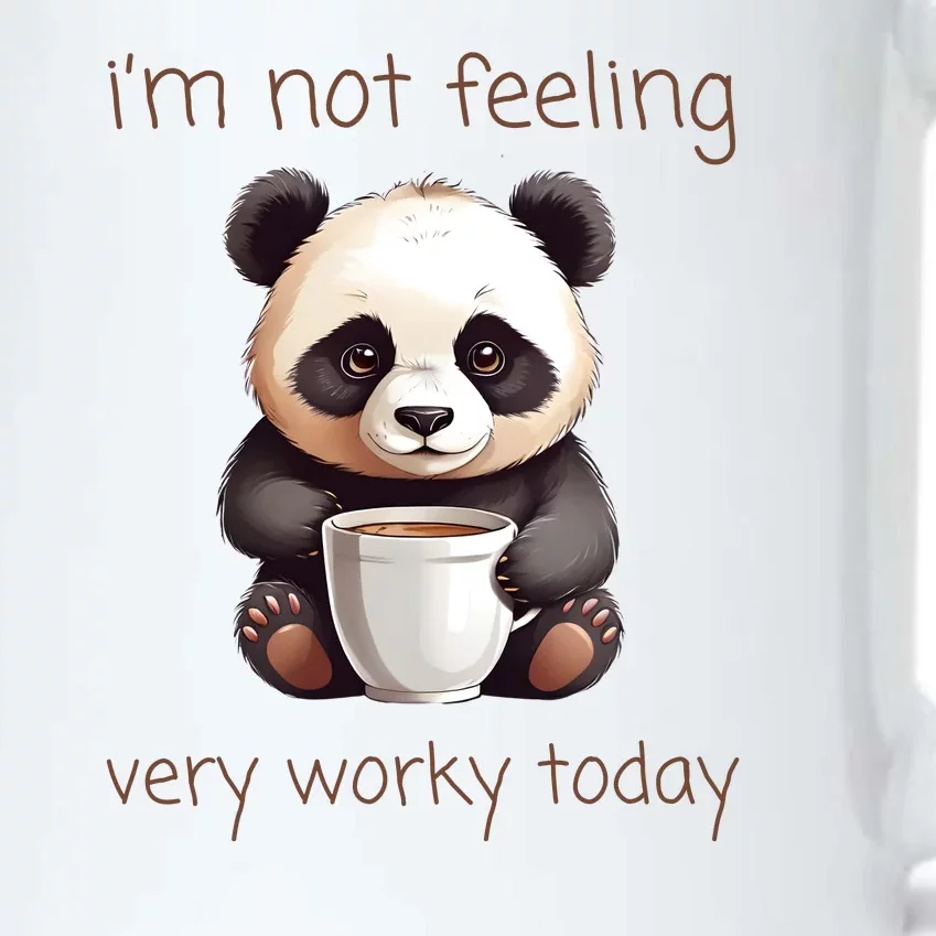 I Hate Mornings Panda Black Color Changing Mug