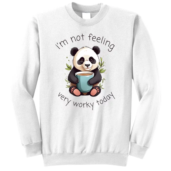 I Hate Mornings Panda Sweatshirt