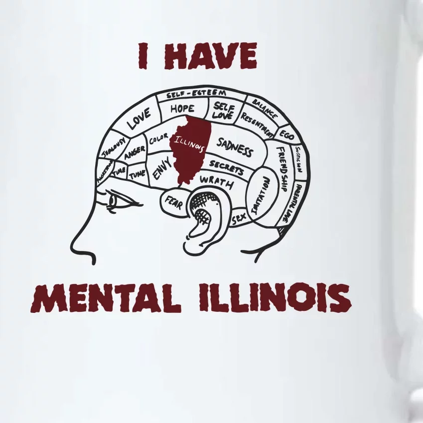 I Have Mental Illinois Mental Illness Mental Health Black Color Changing Mug