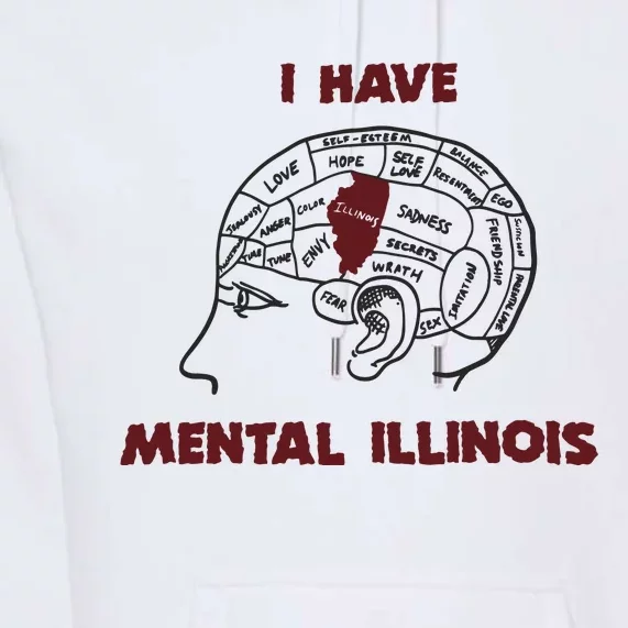 I Have Mental Illinois Mental Illness Mental Health Premium Hoodie