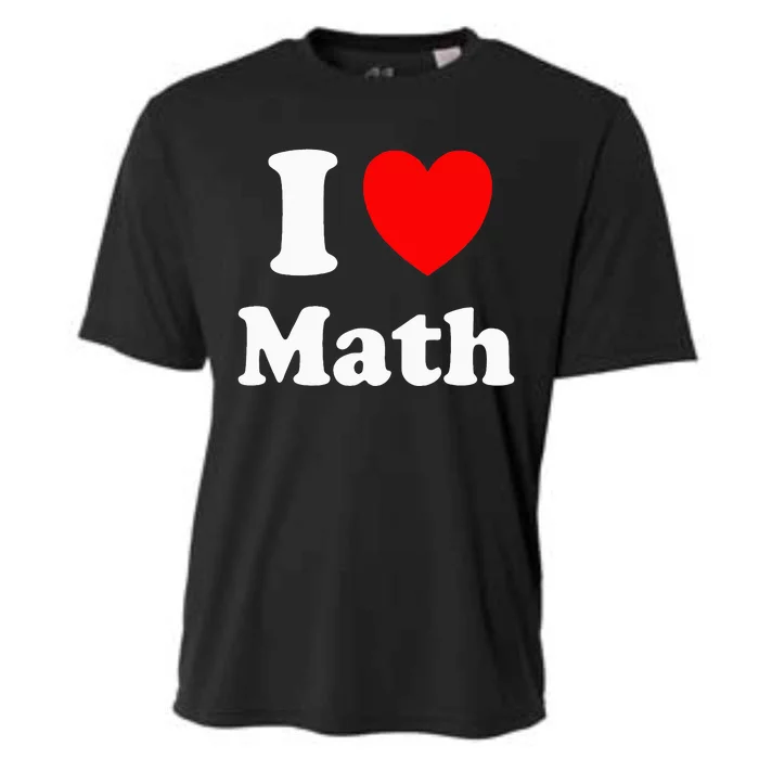 I Heart Math I Love Math Cooling Performance Crew T-Shirt