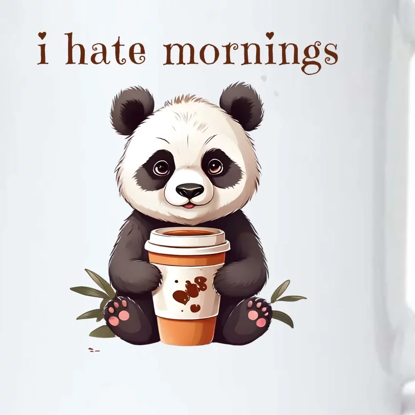 I Hate Mornings Panda Black Color Changing Mug