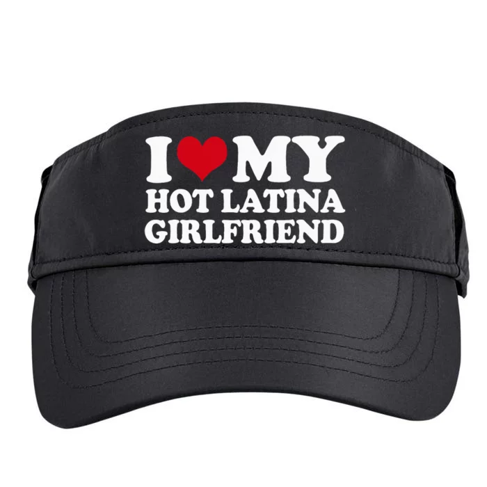 I Heart My Hot Latina Girlfriend Adult Drive Performance Visor