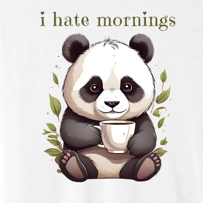 I Hate Mornings Panda ChromaSoft Performance T-Shirt