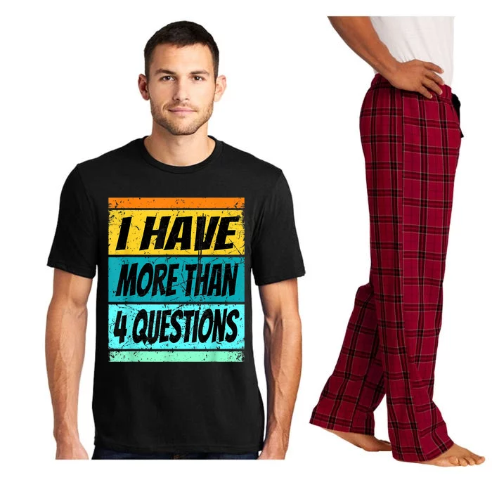 I Have More Than Four Questions Passover Pajama Set