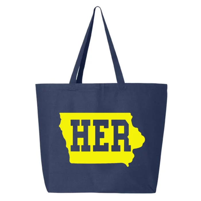 Iowa Her Map 25L Jumbo Tote