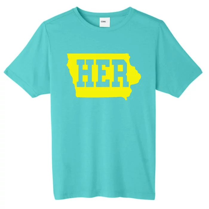 Iowa Her Map ChromaSoft Performance T-Shirt