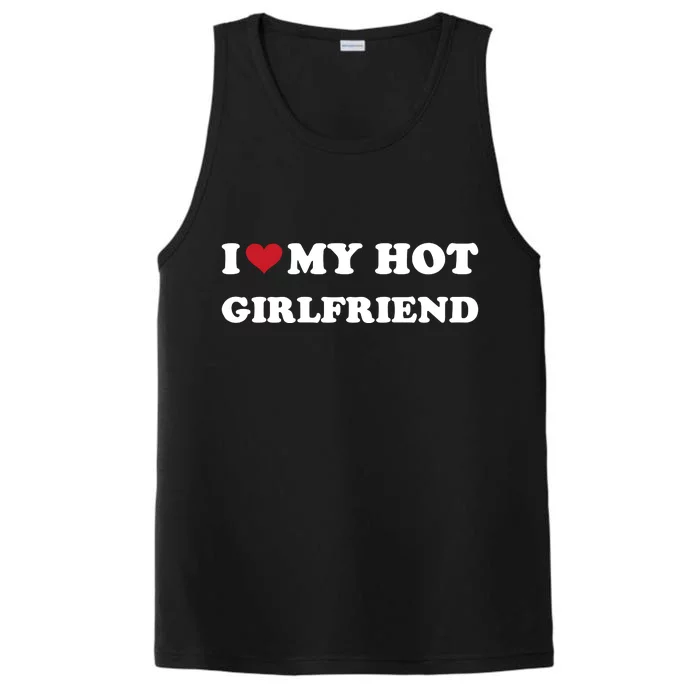 I Heart My Hot Girlfriend Performance Tank