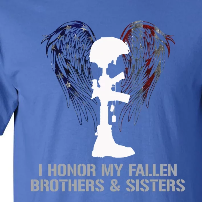 I Honor My Fallen Brothers And Sisters Gift Tall T-Shirt