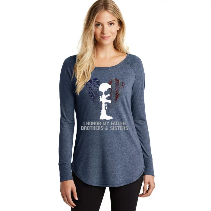 I Honor My Fallen Brothers And Sisters Gift Women's Perfect Tri Tunic Long Sleeve Shirt