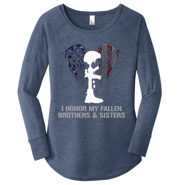 I Honor My Fallen Brothers And Sisters Gift Women's Perfect Tri Tunic Long Sleeve Shirt