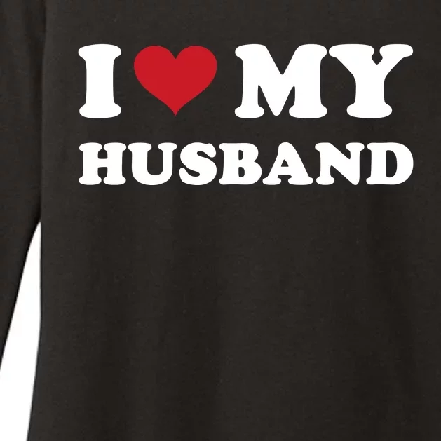 I Heart My Husband Womens CVC Long Sleeve Shirt