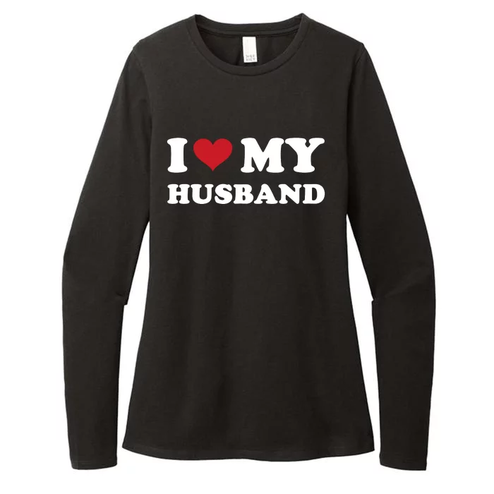 I Heart My Husband Womens CVC Long Sleeve Shirt