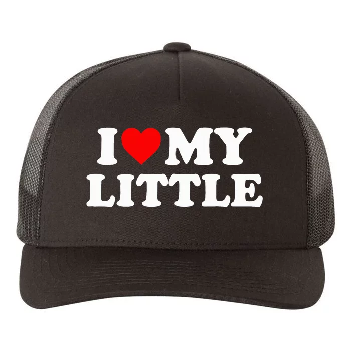 I Heart My Little Love Matching Little Big Sorority Yupoong Adult 5-Panel Trucker Hat