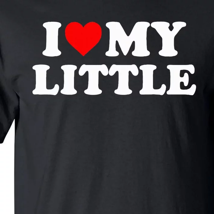 I Heart My Little Love Matching Little Big Sorority Tall T-Shirt