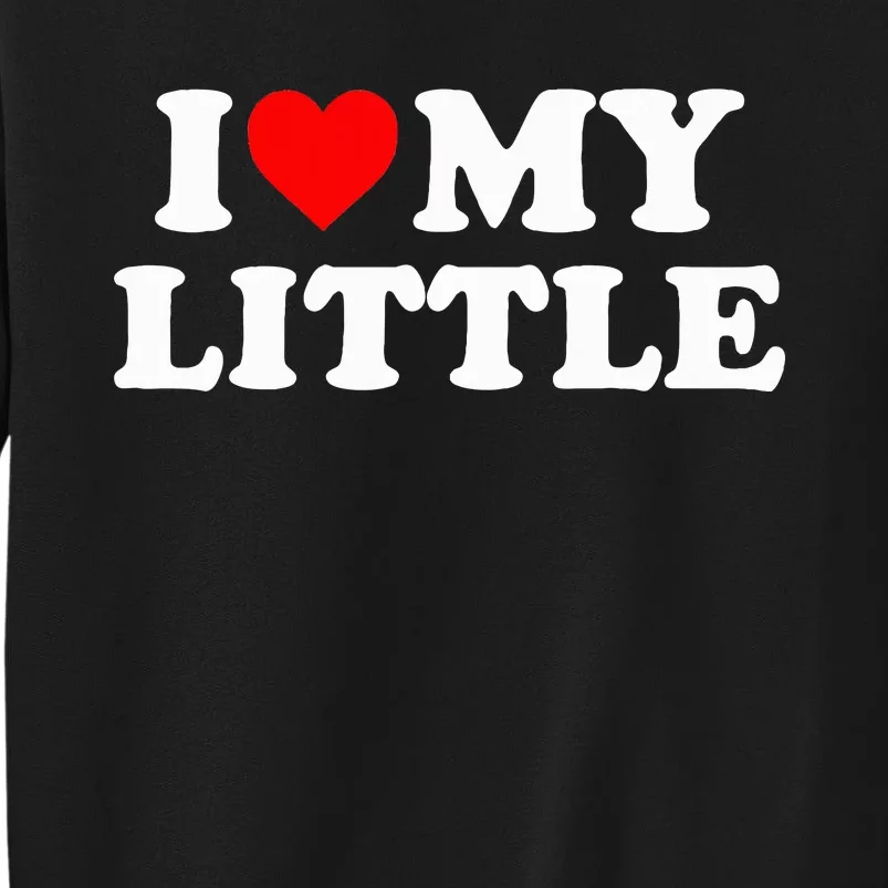 I Heart My Little Love Matching Little Big Sorority Tall Sweatshirt