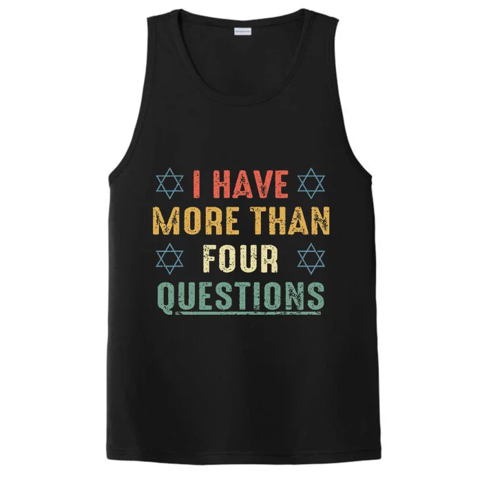 I Have More Than Four Questions Funny Passover Seder Performance Tank