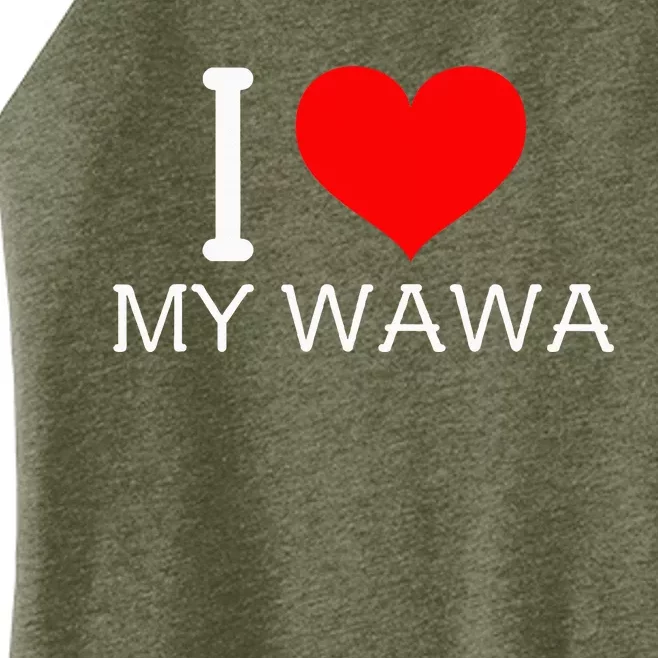 I Heart My W.A.W.A Women’s Perfect Tri Rocker Tank