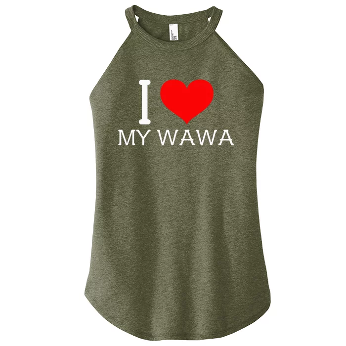 I Heart My W.A.W.A Women’s Perfect Tri Rocker Tank