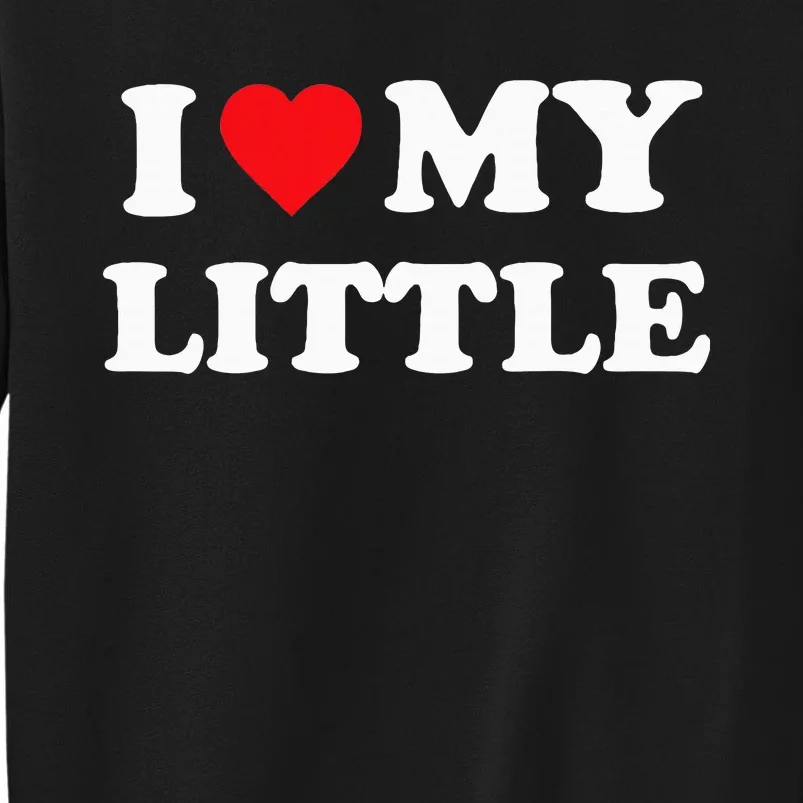 I Heart My Little Funny Matching Little Big Sorority Sweatshirt